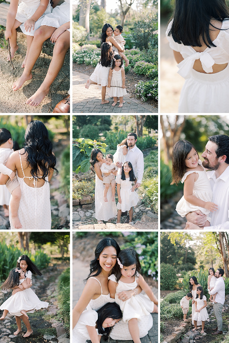 collage image of photos of a mother and her children